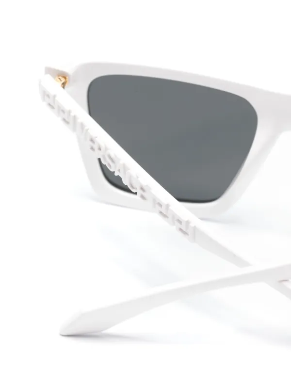 Versace Eyewear Greca square-frame Sunglasses White FARFETCH IN