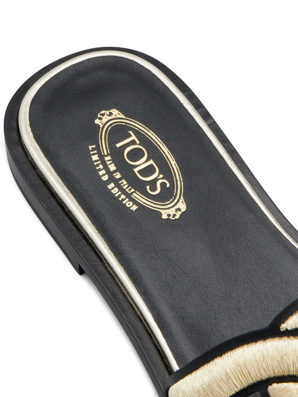 Tod's Sandalen met borduurwerk Goud