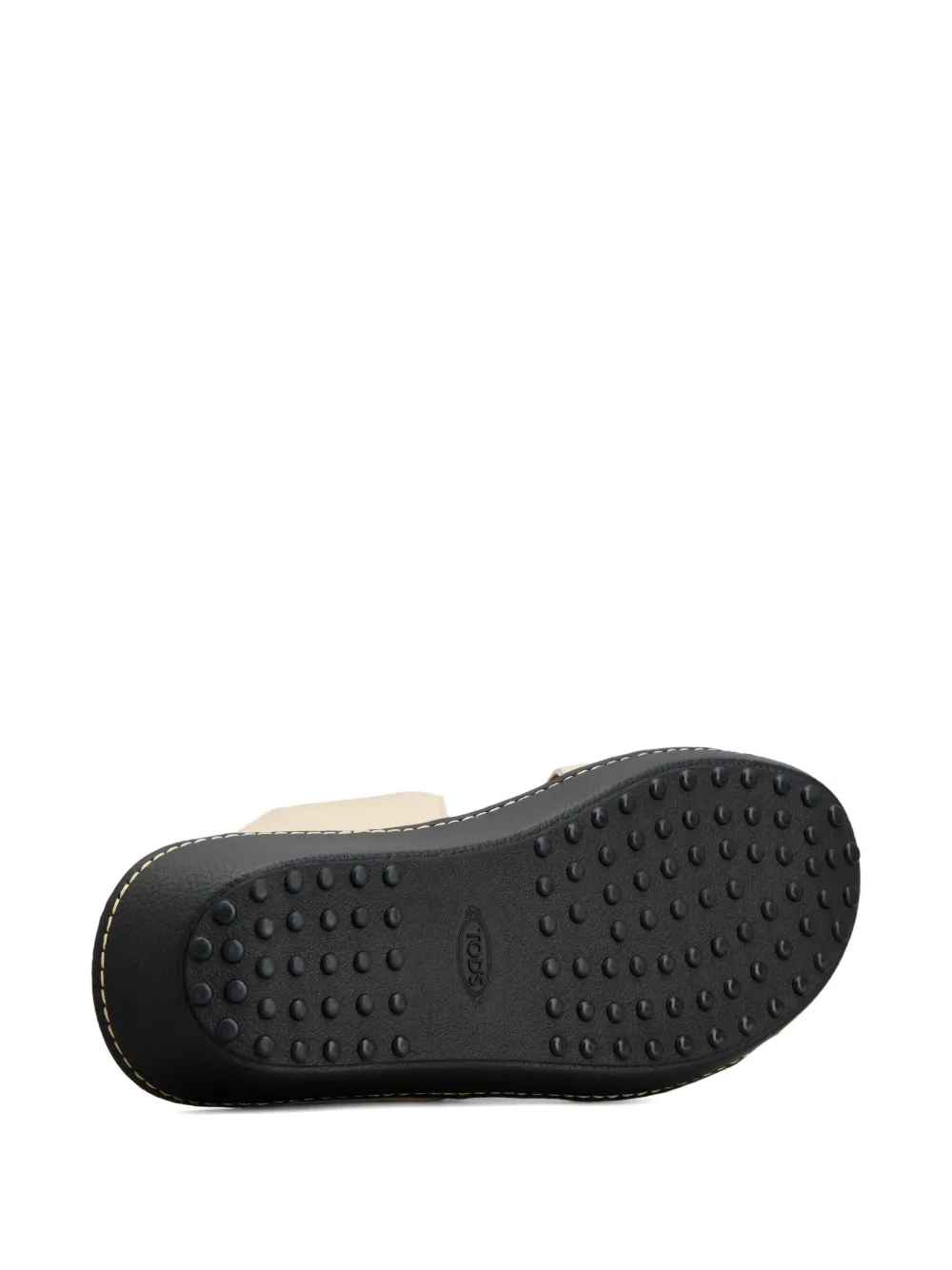 Tod's Leather T-bar Sandals In Multi