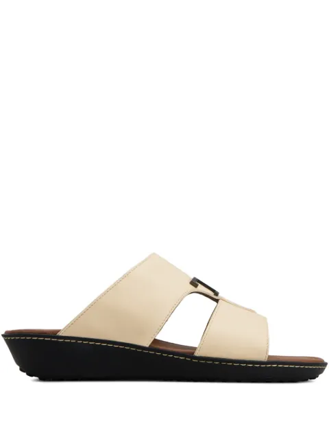 Tod's leather T-bar sandals
