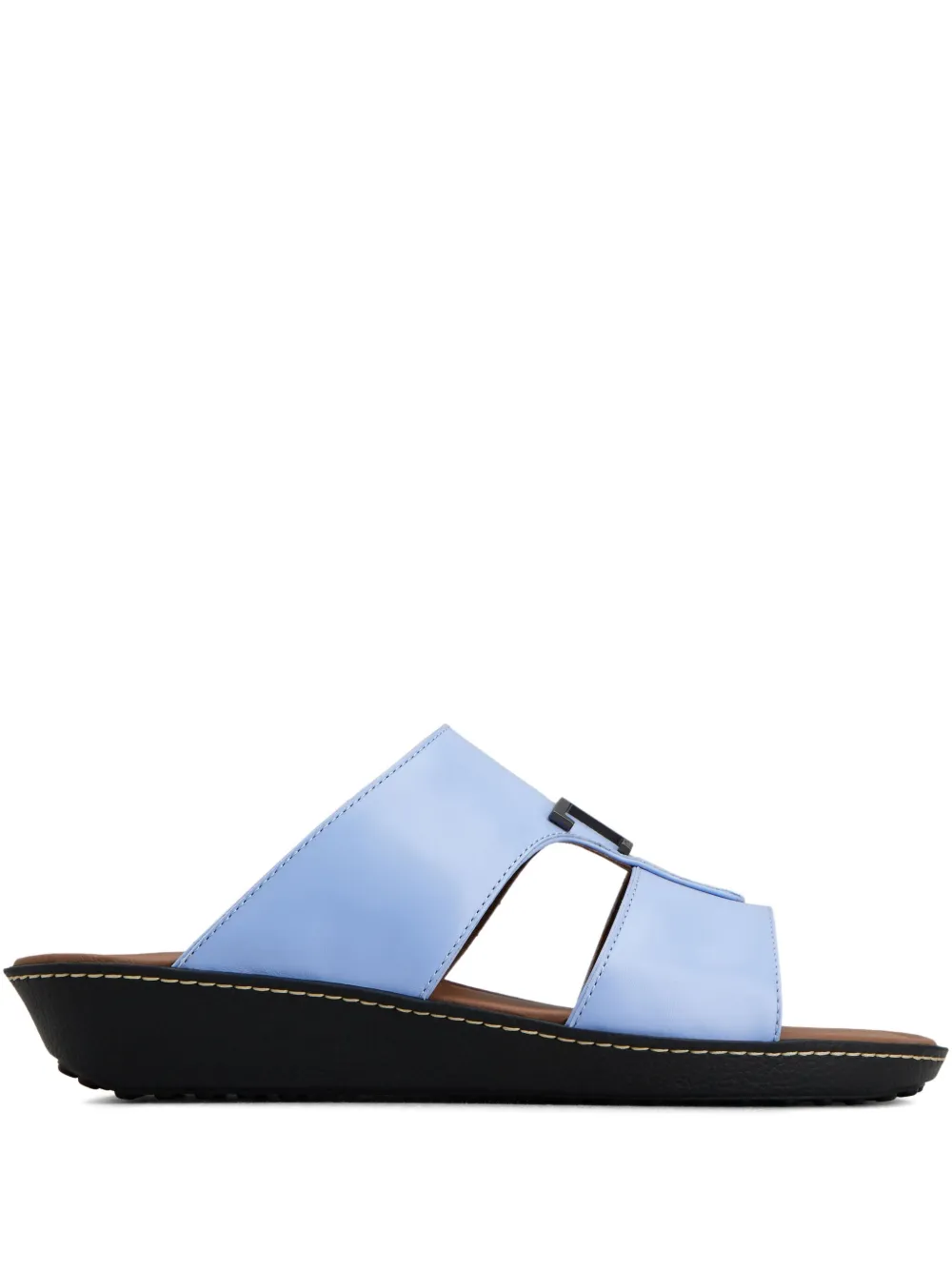 Tod's Leren sandalen met T-bar Blauw
