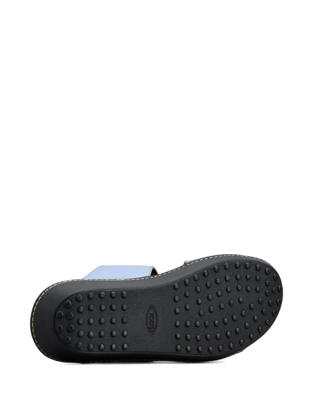 Tod's Leren sandalen met T-bar Blauw