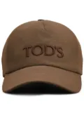 Tod's logo-embroidered cap - Brown