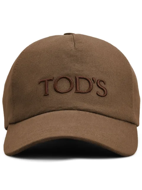 Tod's gorra con logo bordado