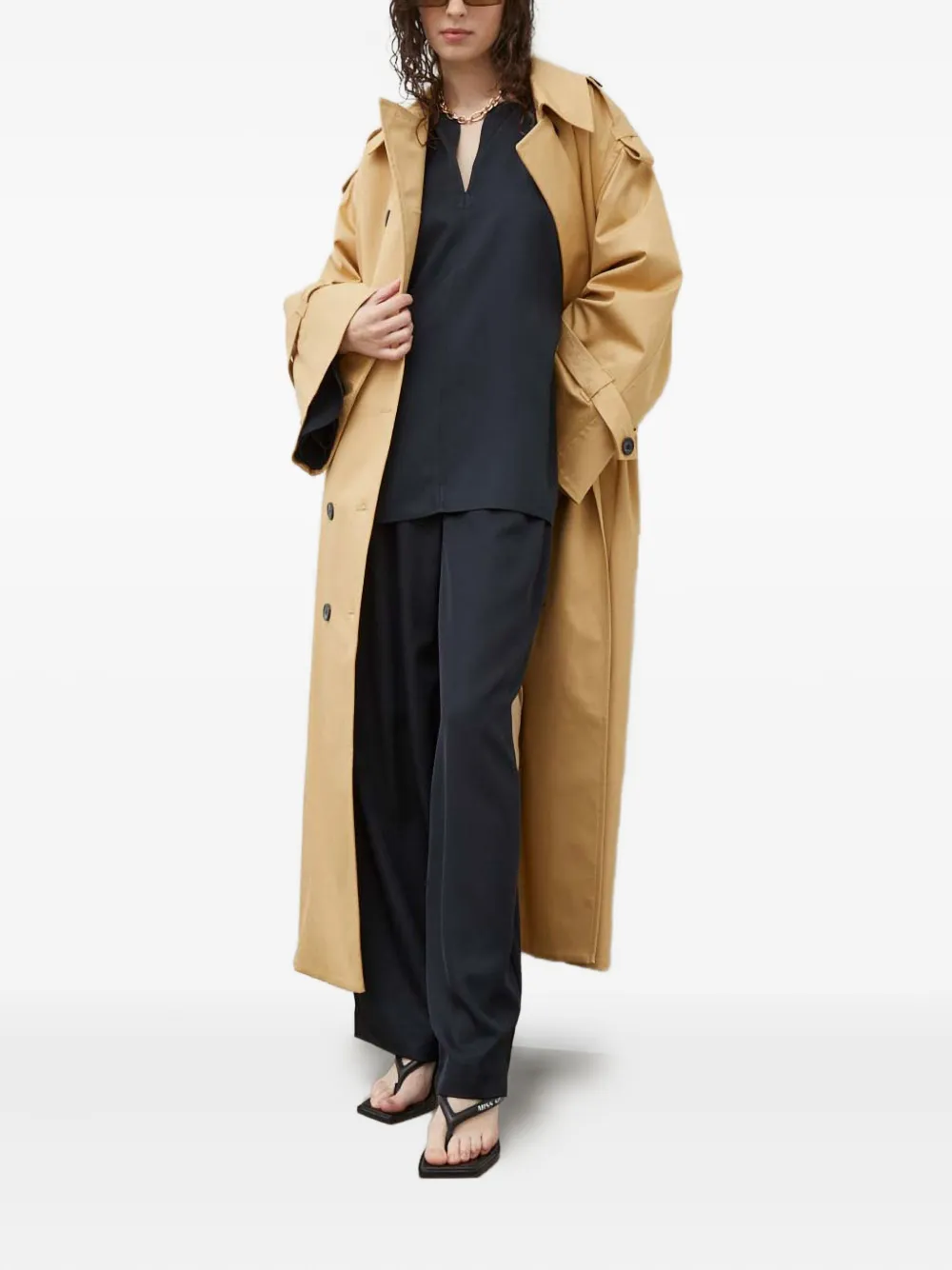 By Malene Birger button belted coat | Trench Coats & Raincoats | Image 2