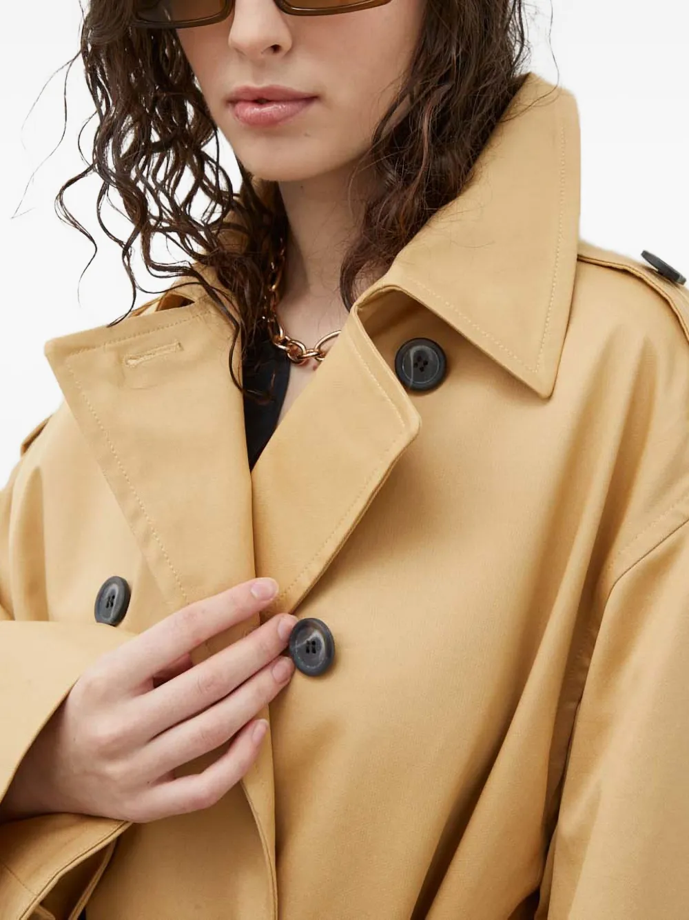 By Malene Birger Alanis Trench Coat In Brown