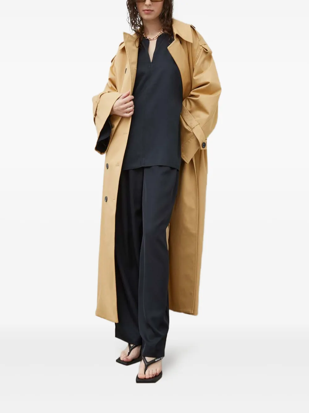 By Malene Birger button belted coat | Trench Coats & Raincoats | Image 2