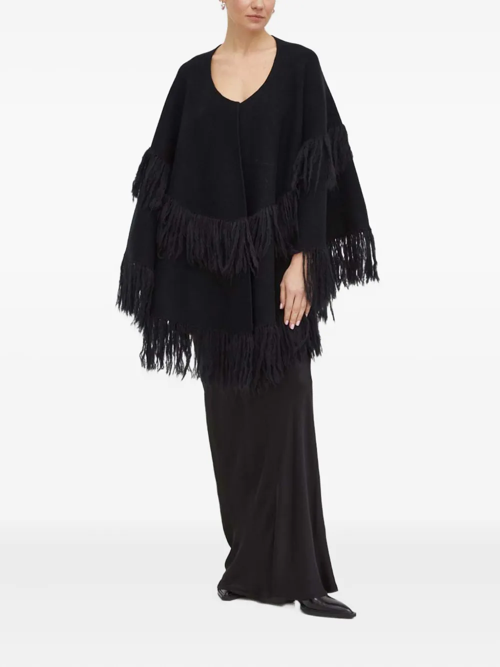 By Malene Birger capa con flecos | Capas y ponchos | Image 2