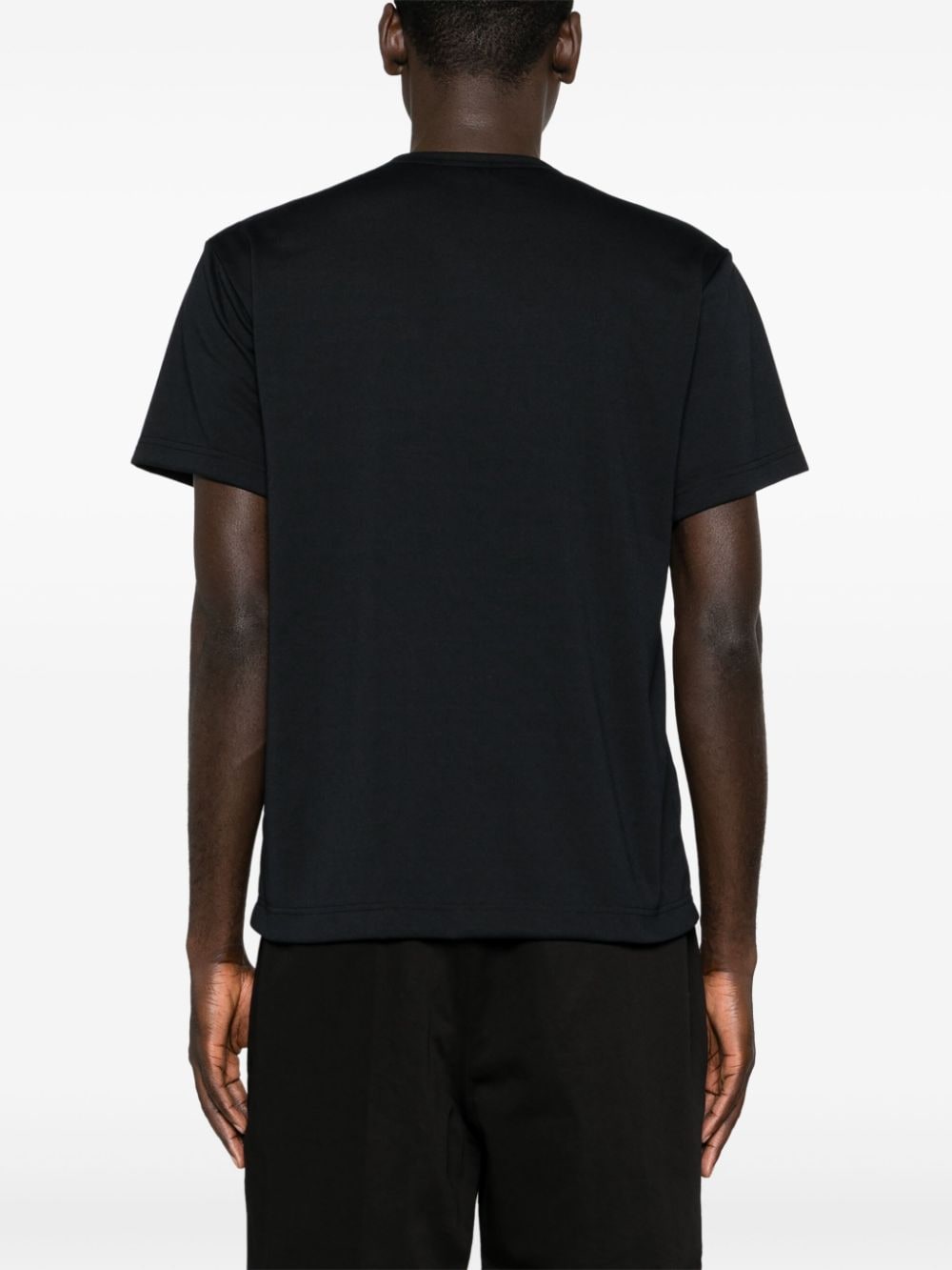 Shop Comme Des Garçons Homme Deux Lips-appliqué Jersey T-shirt In Black