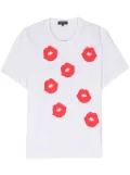 Comme des Garçons Homme Plus lips-patches jersey T-shirt - White