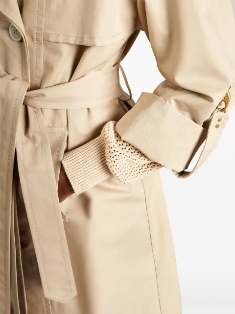 Fay double-breasted cotton trench coat NAW62483270WAP - 3