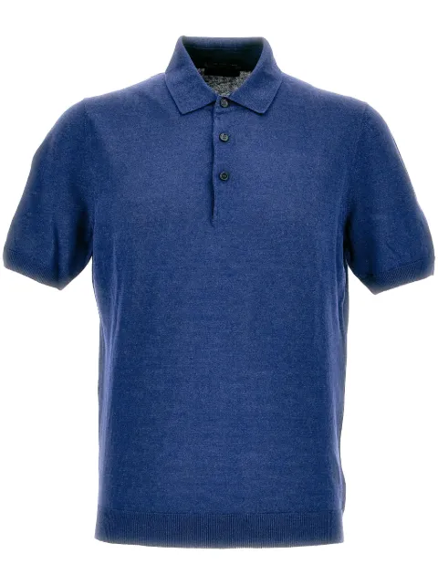 Fay logo-embroidered polo shirt