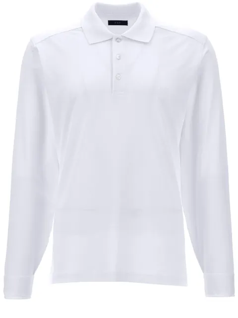 Fay playera tipo polo con logo bordado