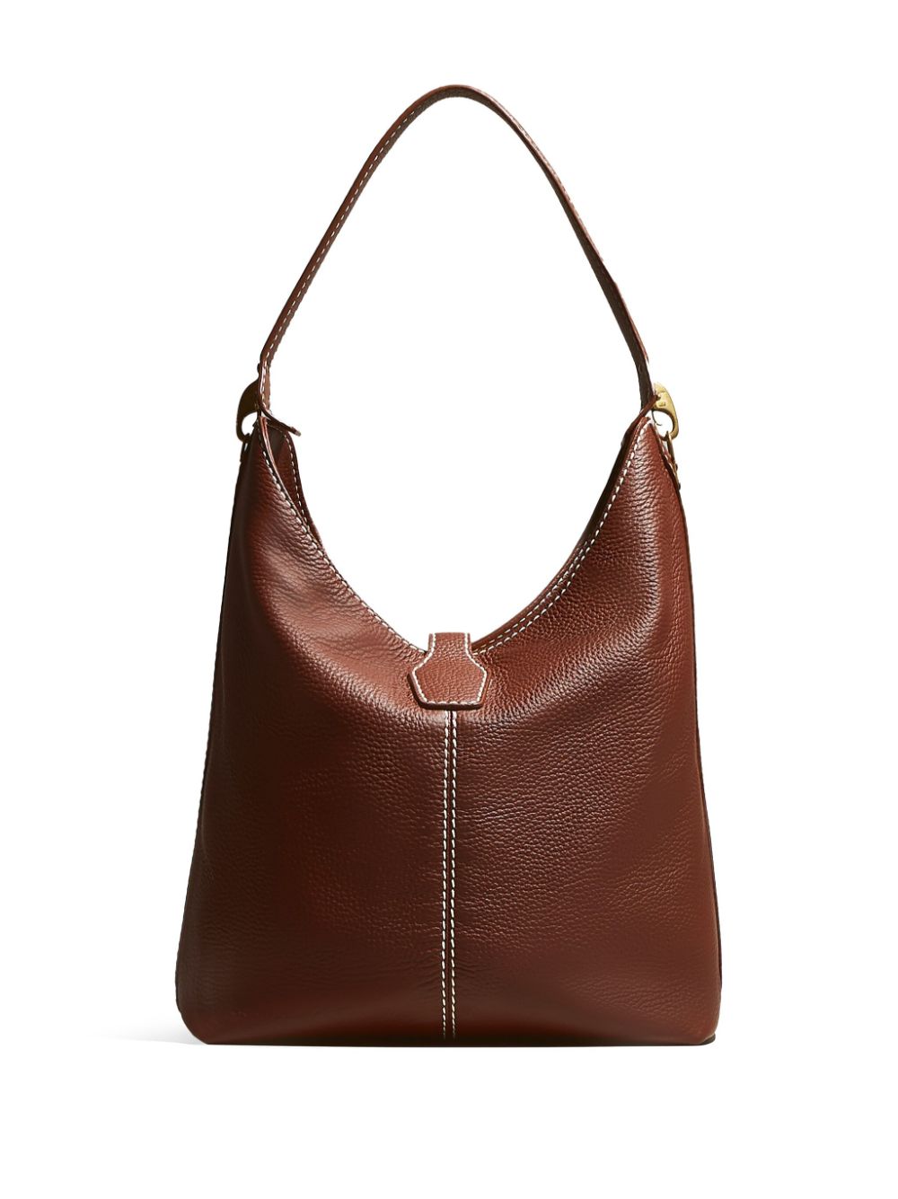 Shop Fay Leather Tote Bag In Brown
