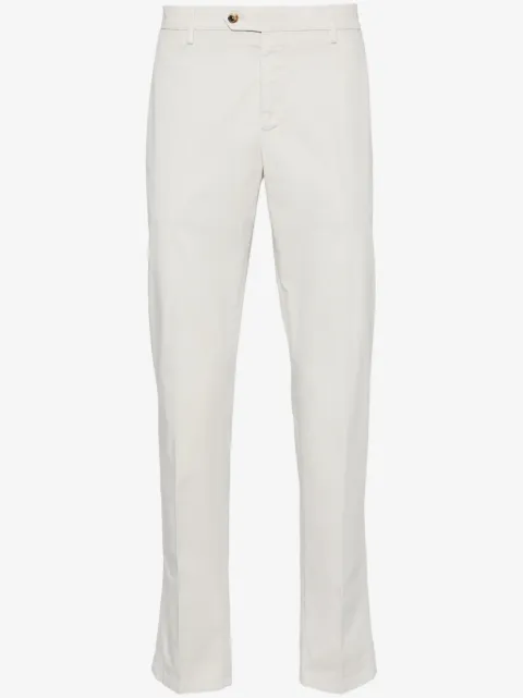 Lardini mid-rise tapered chinos