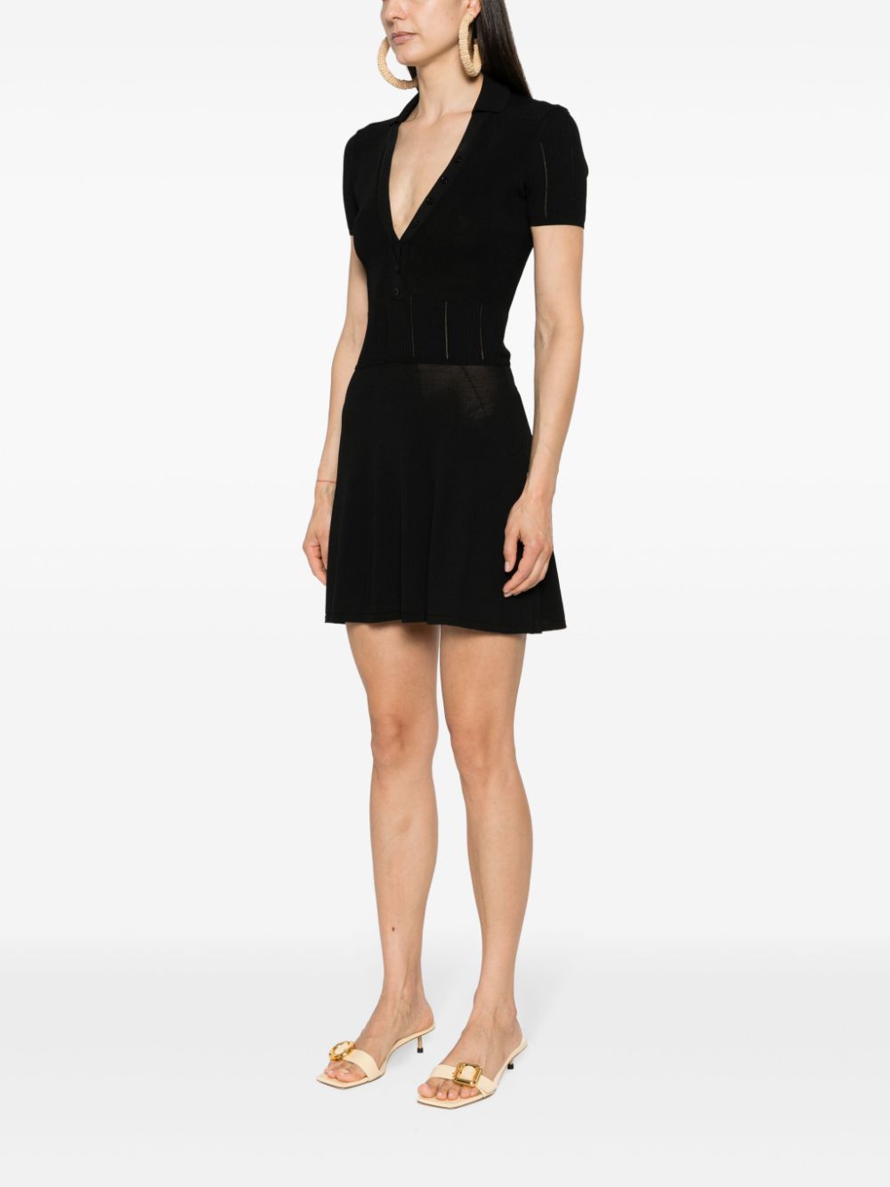 Jacquemus Mini-jurk Zwart
