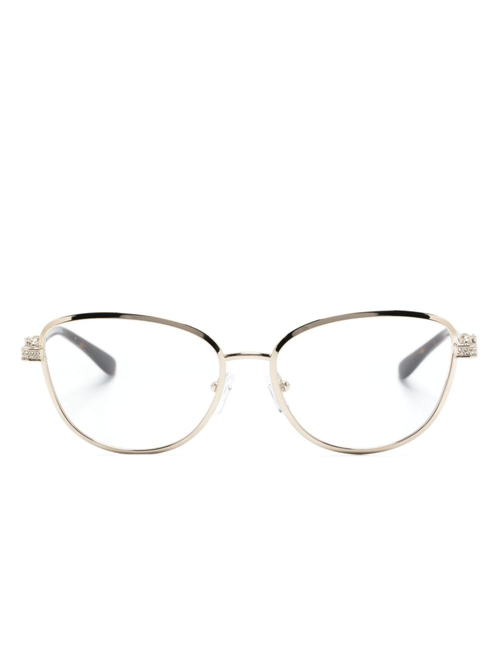 Michael Kors Cordoba Cat-eye Frame Glasses In Gold