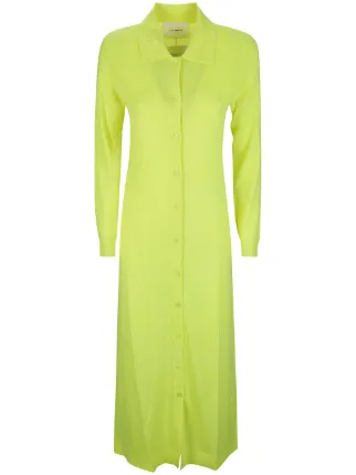 Lisa Yang Long Sleeve Dress | Green | FARFETCH