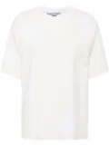 Stella McCartney polka-dot intarsia-knit T-shirt - White