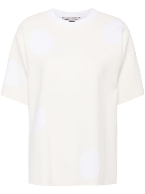 Stella McCartney polka-dot crew-neck jumper Women