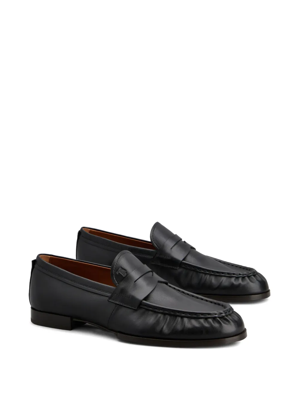 Tod's Leren loafers - Zwart