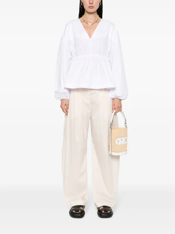 パンツ PINKO Woman Pants White 102761A20R Z12 Pinko women's crepe suit 102208a14i Optical White