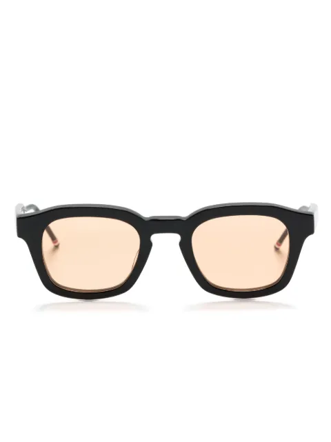 Thom Browne Eyewear RWB-stripe square-frame sunglasses