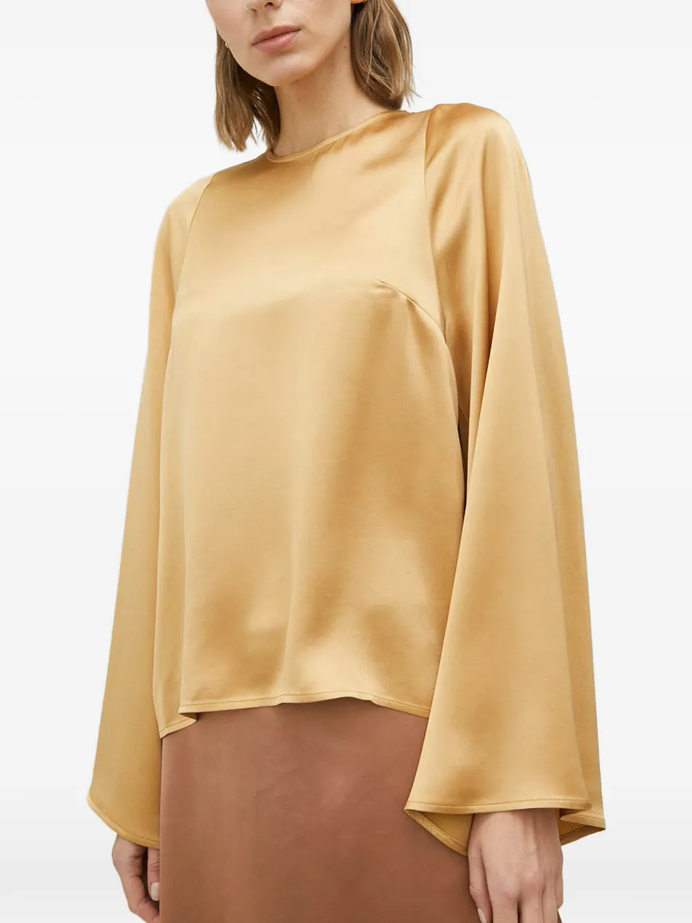 By Malene Birger bell-sleeve blouse - Giallo