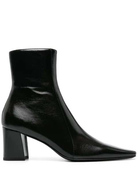Saint Laurent pointed-toe panelled boots