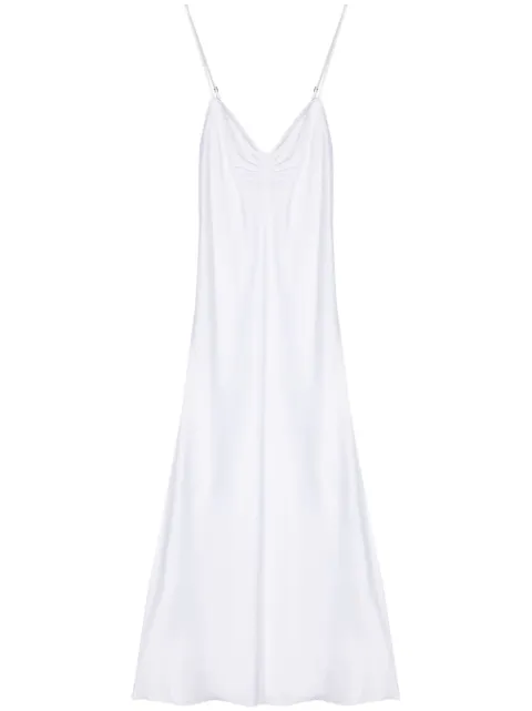 Forte Forte plissé satin midi dress