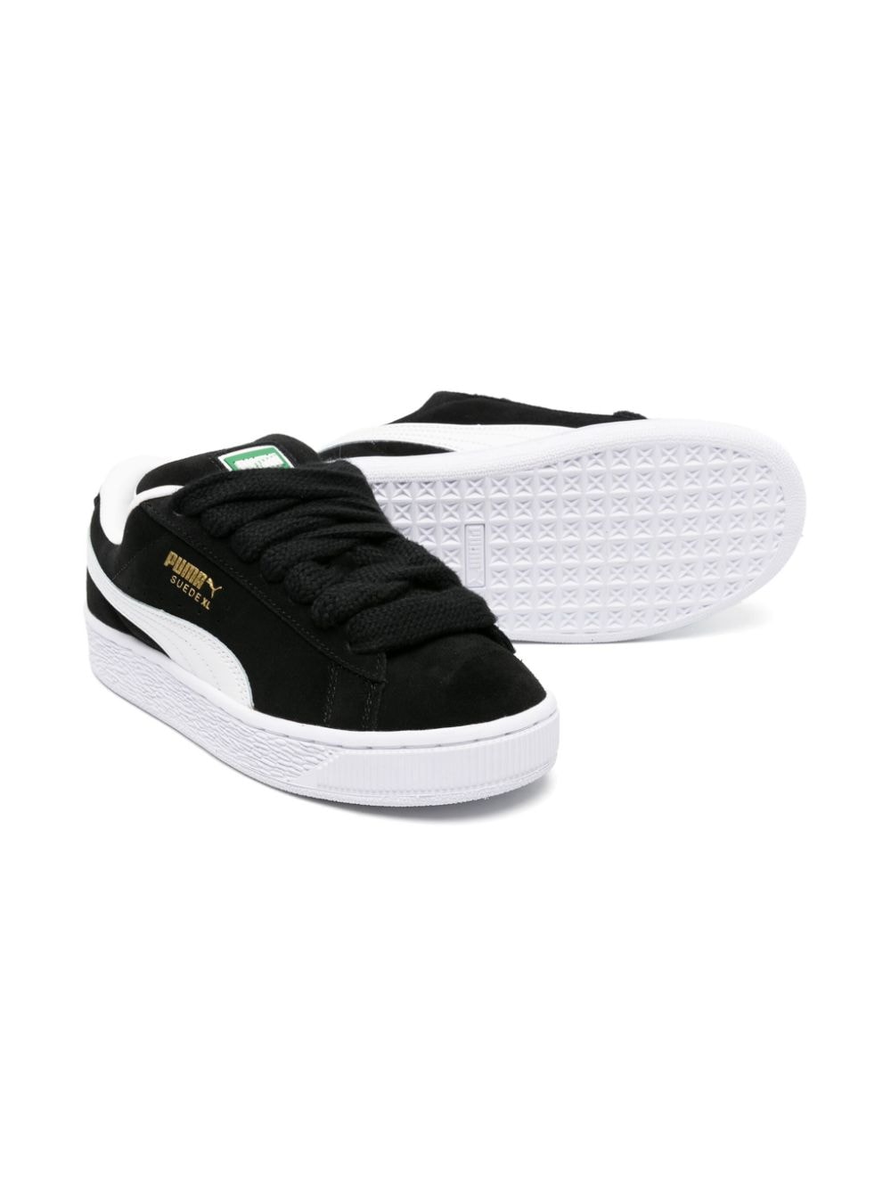 Shop Puma Xl Suede Sneakers In Black