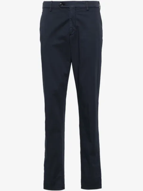 Lardini mid-rise tapered chinos