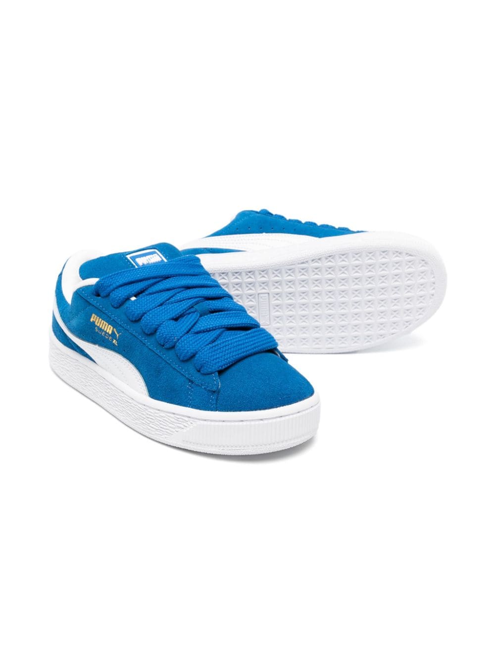 Shop Puma Xl Suede Sneakers In Blue