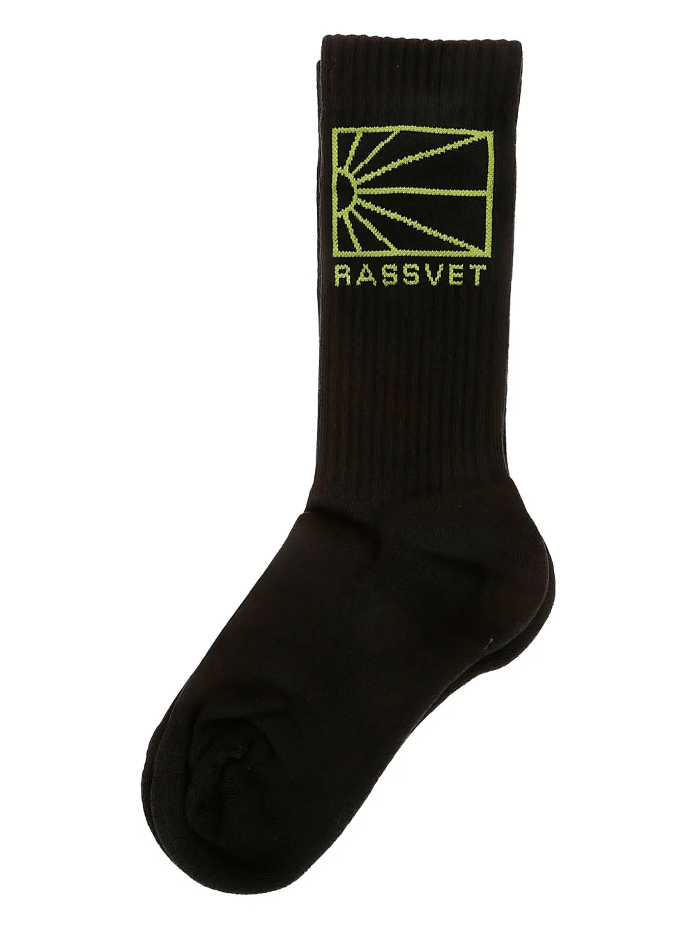RASSVET ribbed graphic socks