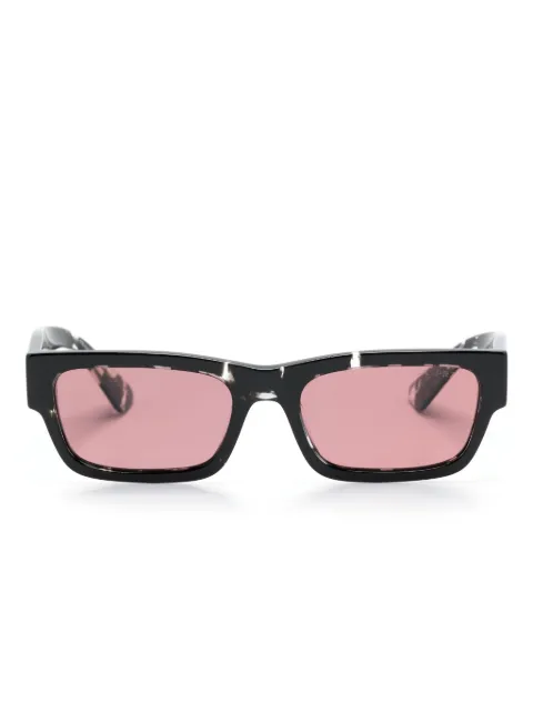 Prada Eyewear lentes de sol con armazón rectangular estilo carey