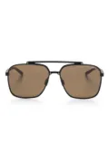 Porsche Design square-frame sunglasses - Black