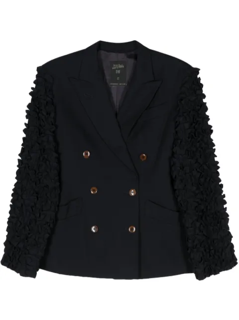 Jean Paul Gaultier Pre-Owned 1990s ruffled-detail blazer