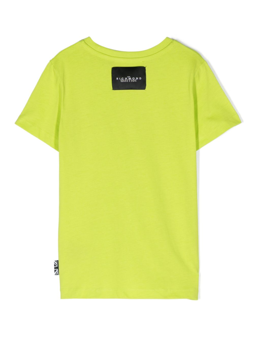 Shop John Richmond Junior Logo-print Cotton T-shirt In Green