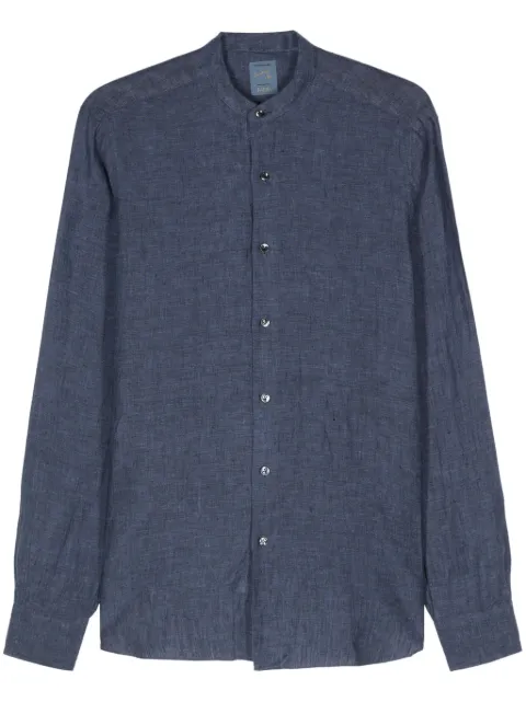 Barba long-sleeve linen shirt