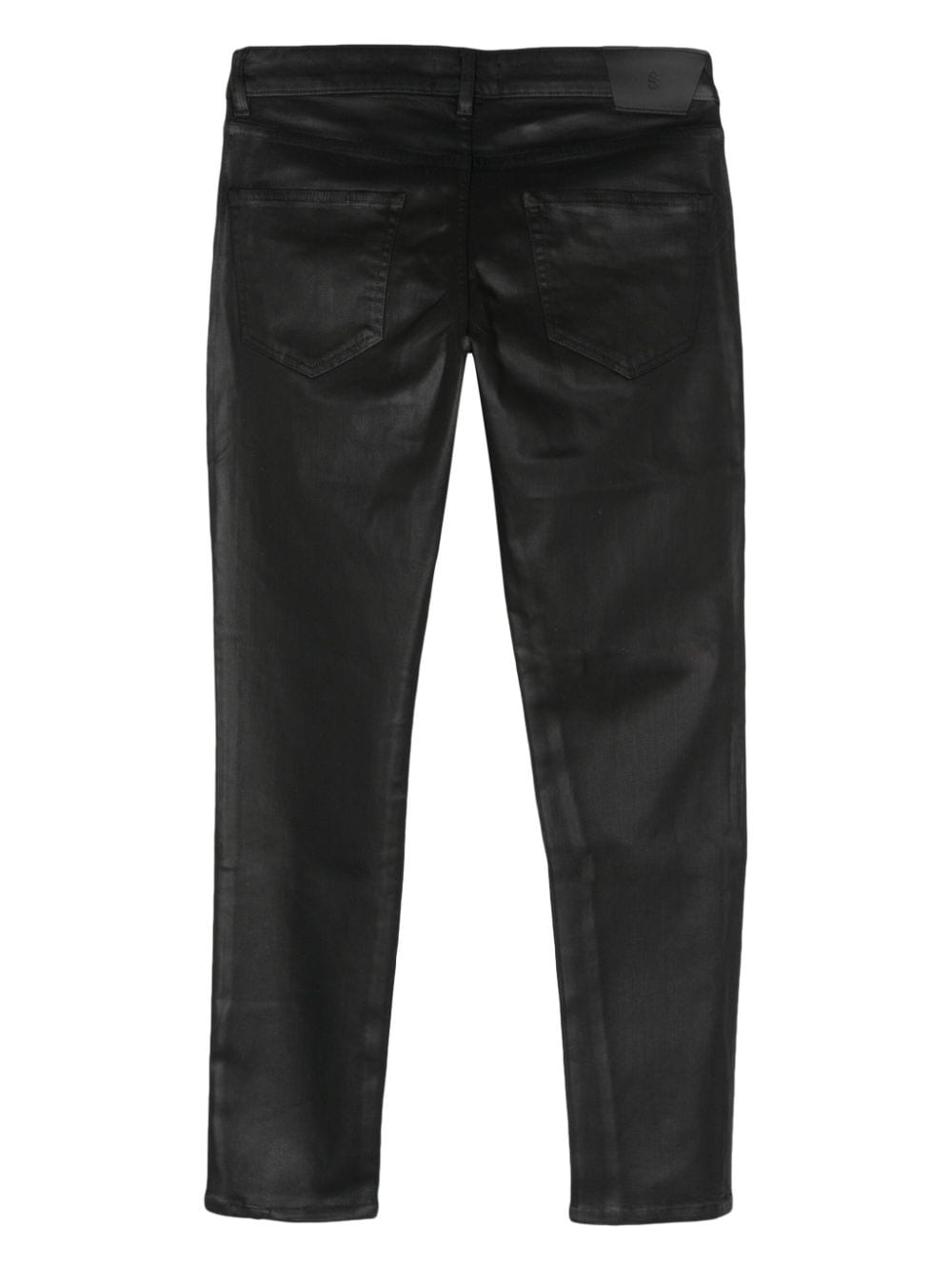 Shop Salvatore Santoro Logo-patch Jeans In Black