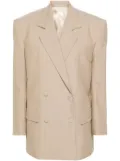 Givenchy double-breasted wool blazer - Neutrals