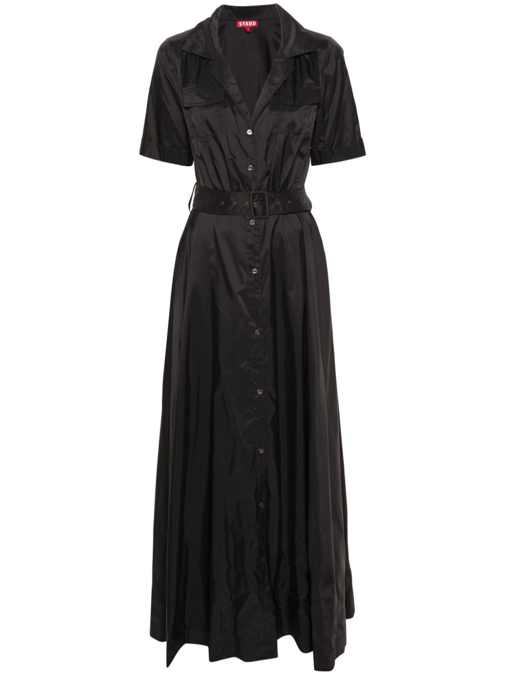 Staud Millie Maxi Dress In Black