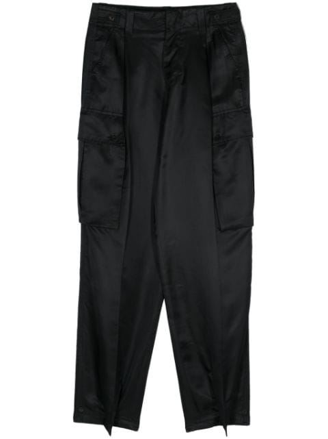 Gucci Pre-Owned 1990s mid-rise silk cargo trousers