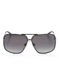 Porsche Design P8928 oversize-frame sunglasses - Black