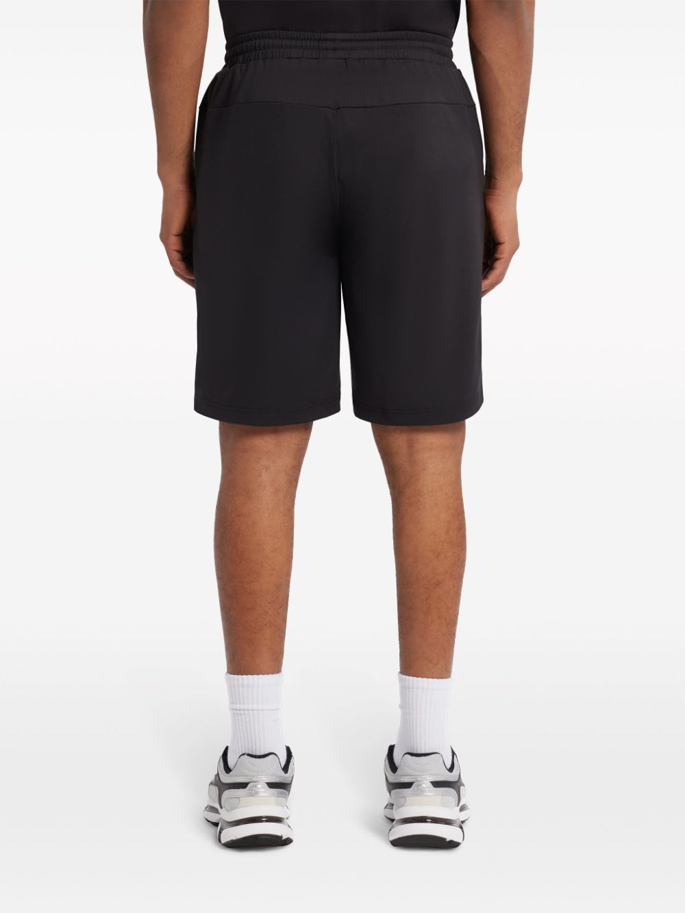Shop The Giving Movement Drawstring-waist Track Shorts In Black