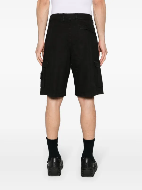 Stone Island カーゴショーツ | ブラック | FARFETCH JP