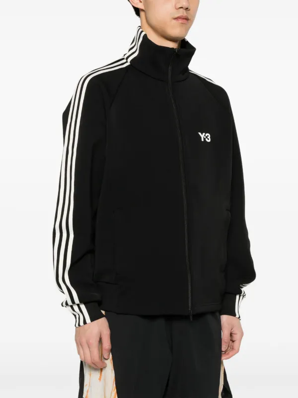 Y-3 3-Stripes Logo Zipped Jacket - Farfetch