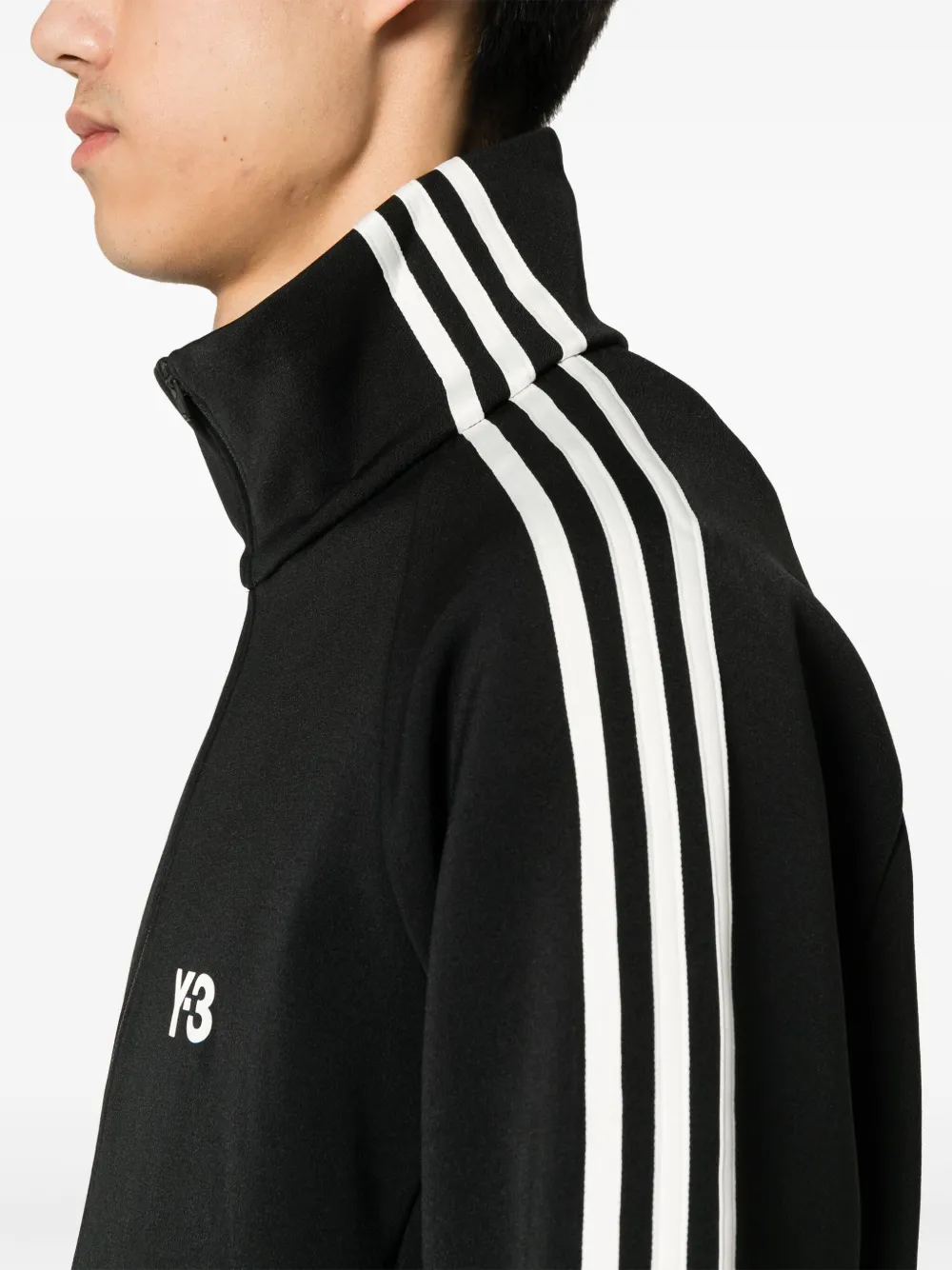 Y-3 3-Stripes Logo Zipped Jacket - Farfetch