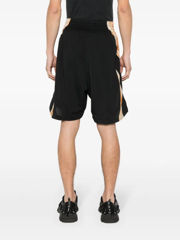 Y-3 rust-dye Track Shorts | Black | FARFETCH