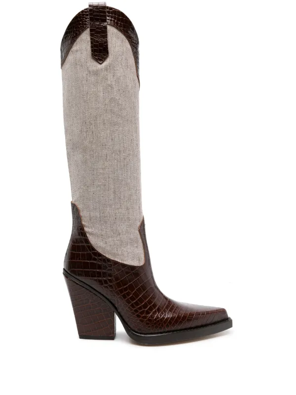 Paris Texas El Dorado 100mm Boots Brown FARFETCH ID